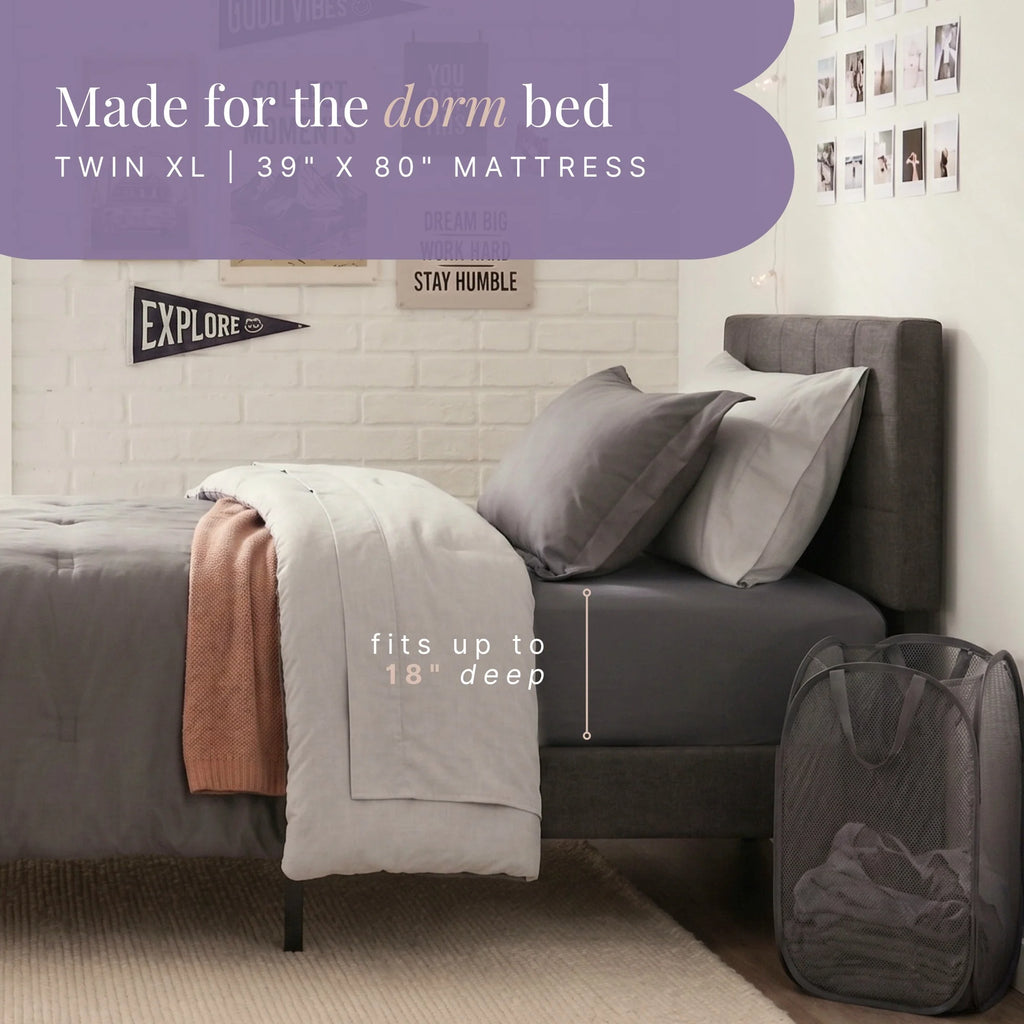 Complete Dorm Essentials Bed-In-A-Bag Set