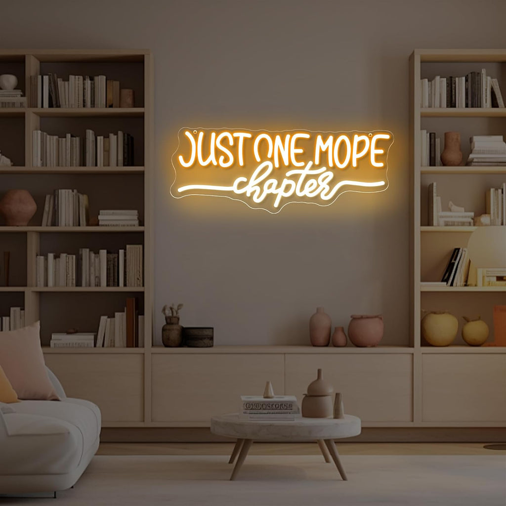 Book Lover Neon Wall Light