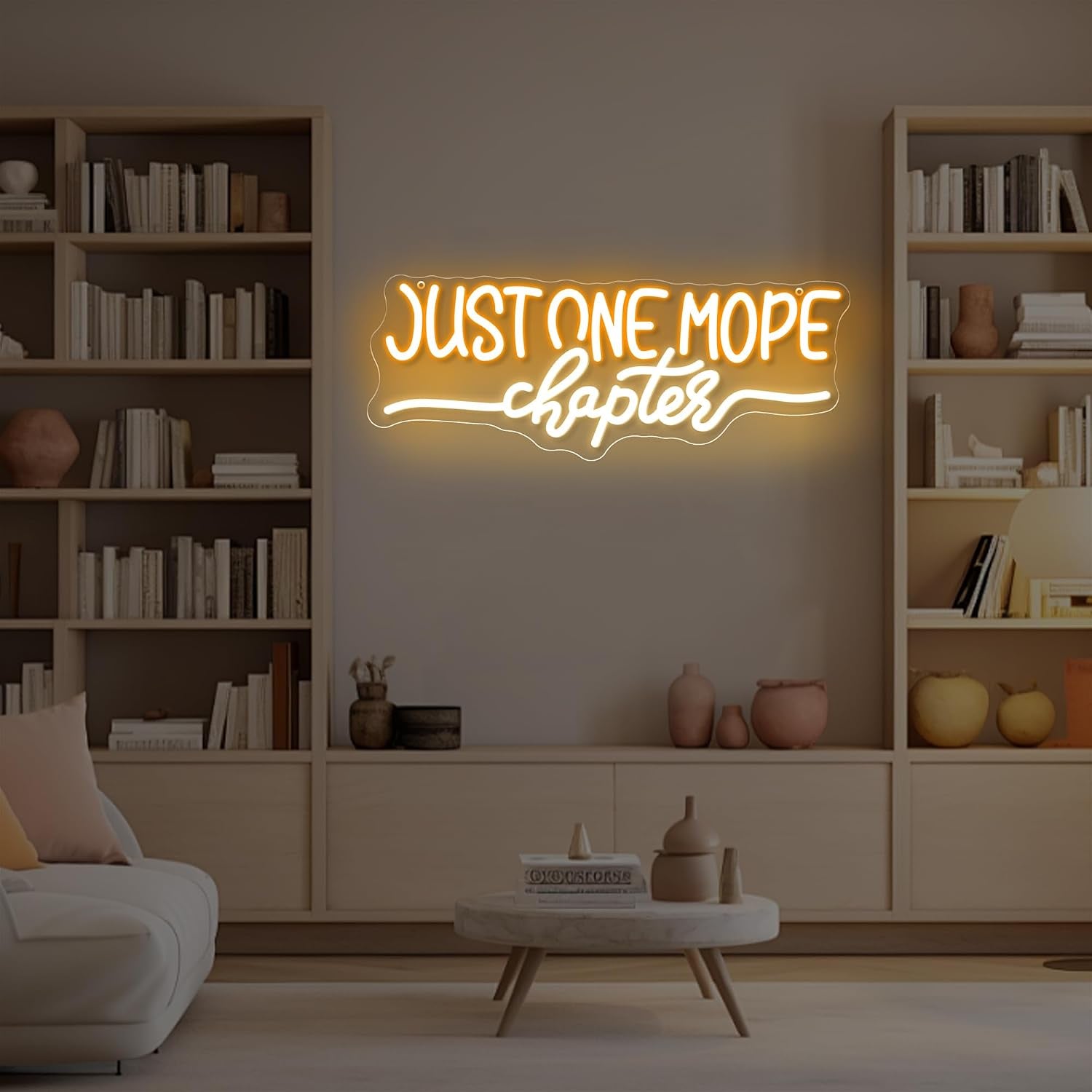Book Lover Neon Wall Light