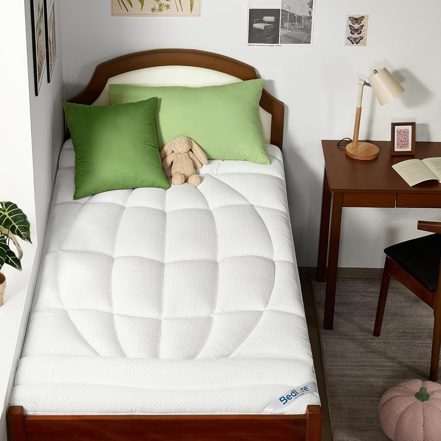 Cooling Pillow-Top Mattress Topper – Twin XL