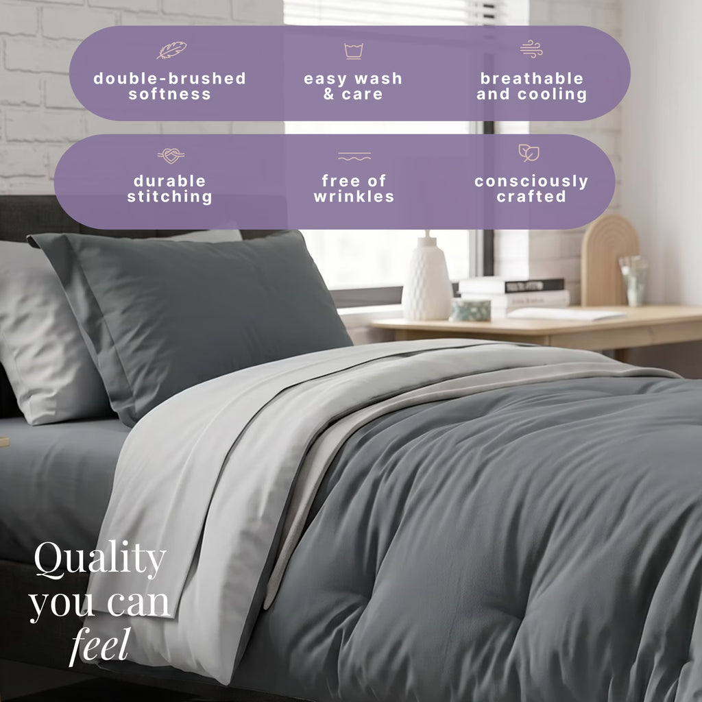 Complete Dorm Essentials Bed-In-A-Bag Set