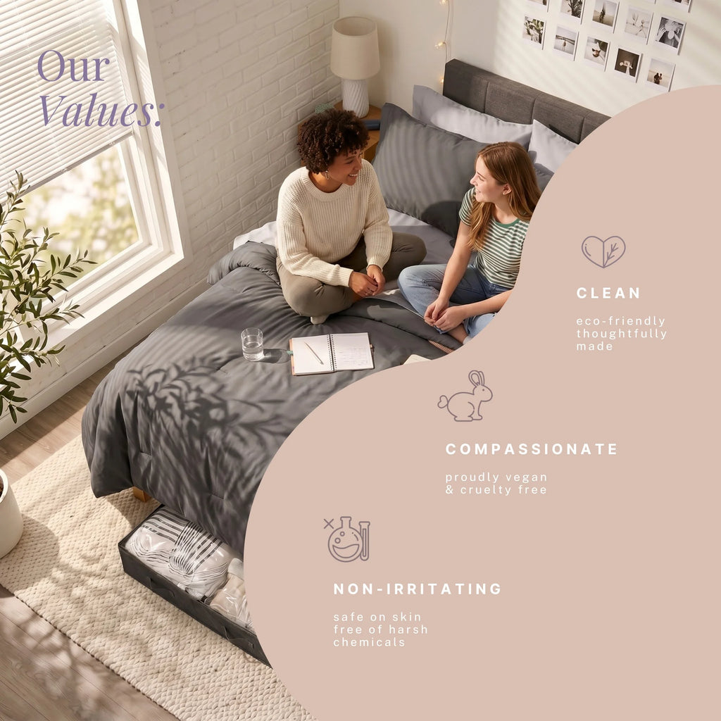 Complete Dorm Essentials Bed-In-A-Bag Set